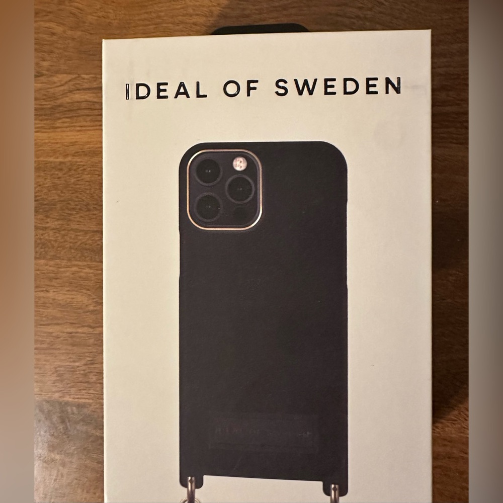 Ideal of Sweden iPhone 12 Pro Max Case with Pouch and Chain